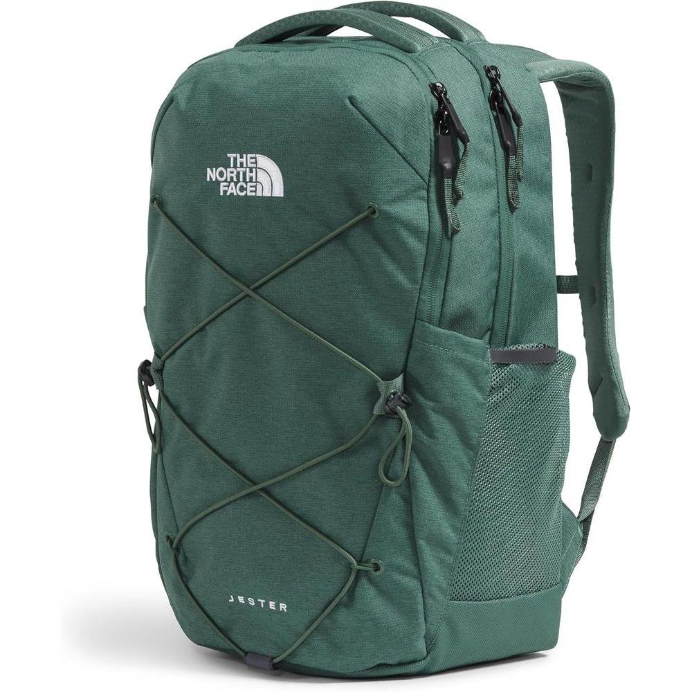 Mochila Jester de The North Face con sistema FlexVent y organización total, ideal para trabajo y estudio