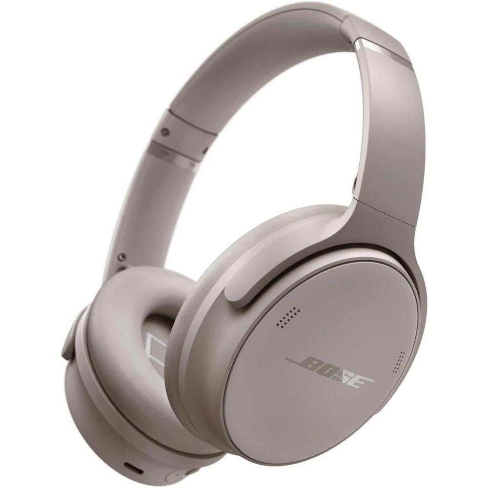 Bose QuietComfort Wireless Noise Cancelling Headphones, Bluetooth Over Ear Headphones with Up to 24 Hours of Battery Life, Sandstone - Limited Edition Color