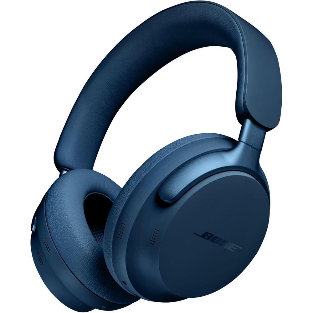 Bose QuietComfort Ultra Bluetooth Headphones, Wireless Headphones with Spatial Audio, Over Ear Noise Cancelling Headphones with Mic, Up to 24 Hours of Battery Life, Lunar Blue - Limited Edition Color