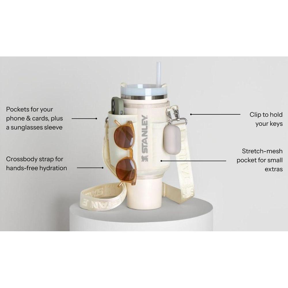 Stanley All Day Quencher Carry All para vaso con asa, bolsa con correa cruzada, portabotellas sin BPA