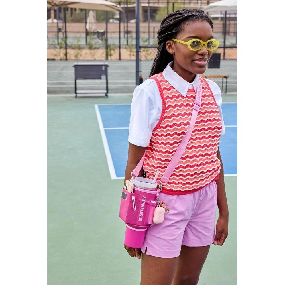 Stanley All Day Quencher Carry All para vaso con asa, bolsa con correa cruzada, portabotellas sin BPA