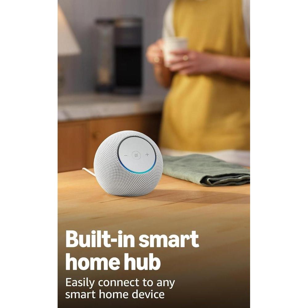 Amazon Echo Dot Max: bocina Alexa con sonido envolvente y hub de Smart Home integrado, amatista