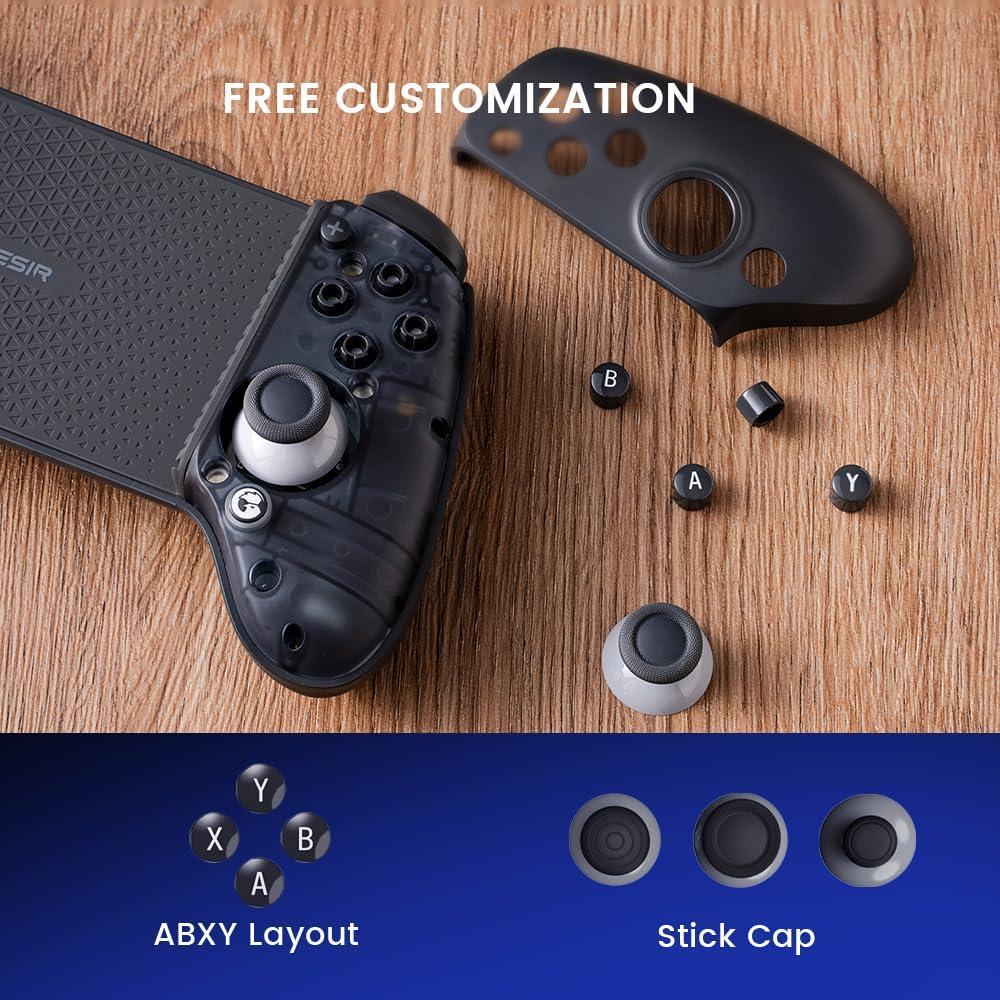GameSir G8 Plus Bluetooth Mobile Game Controller para Switch, iOS y Android, compatibles con tabletas, wireless con joysticks de efecto Hall