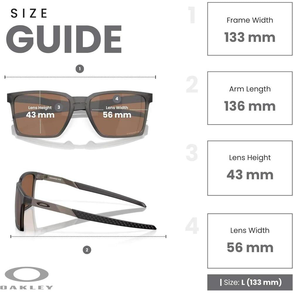 Oakley Exchange Sun OO9483 - Lentes de sol rectangulares unisex con kit de accesorios y cuidado