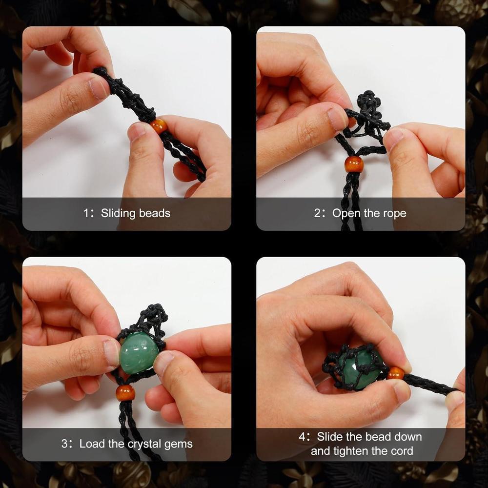 Calendario de Adviento con piedras naturales, collares y guía para equilibrar tus chakras
