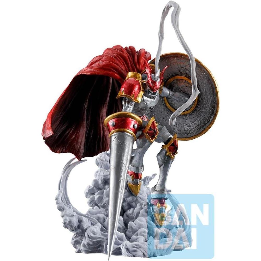 Digimon - Estatua coleccionable de Gallantmon de Bandai Spirits Ichibansho en postura icónica, aproximadamente 13 cm de alto