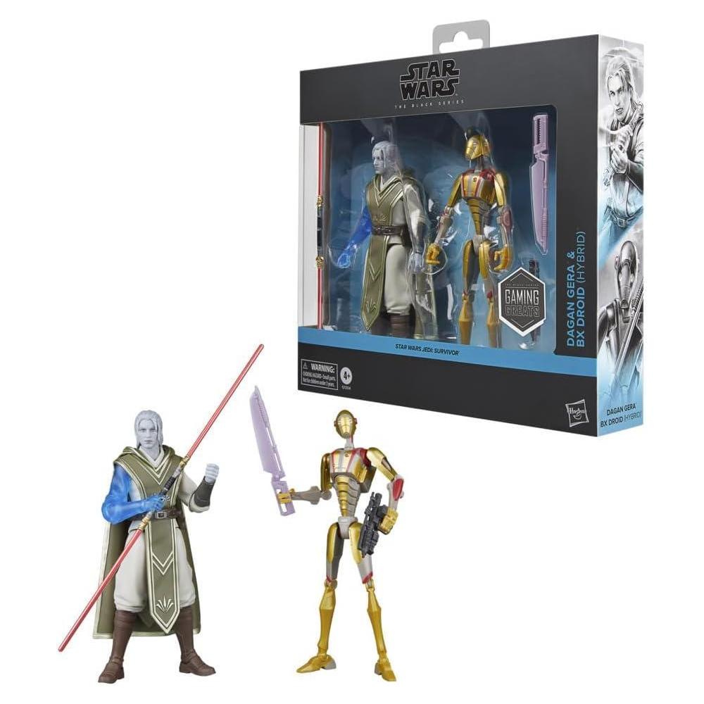 STAR WARS The Black Series Dagan Gera & BX Droid (Hybrid), Jedi: Survivor Gaming Greats Collectible 6 Inch Action Figure 2-Pack (Amazon Exclusive)