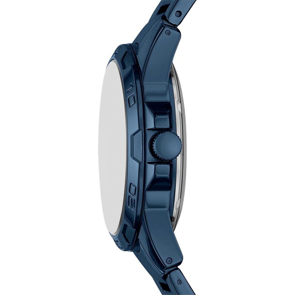 RELIC by Fossil, reloj masculino automático, esfera esqueleto azul, acero inoxidable, resistente al agua hasta 50 metros