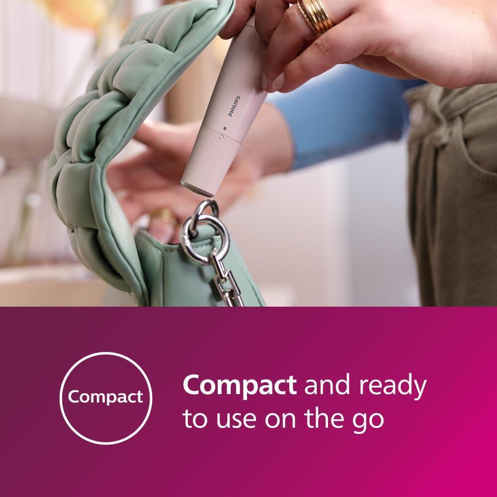 Philips Removedor de Vello Facial Serie 5000, Aseo Personal para Mujeres, Inalámbrico y Compacto, Cabezal Hipoalergénico