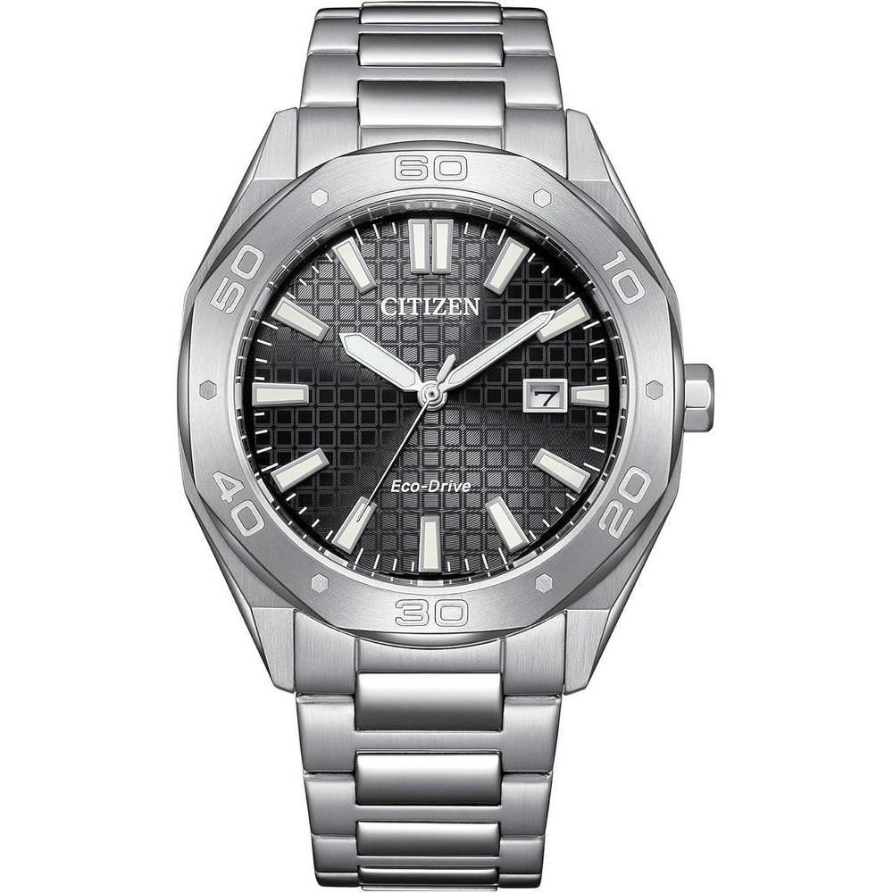 Citizen Men's Eco-Drive Sport Casual Odyn Watch, Stainless Steel Watch, 3 Hand, Date