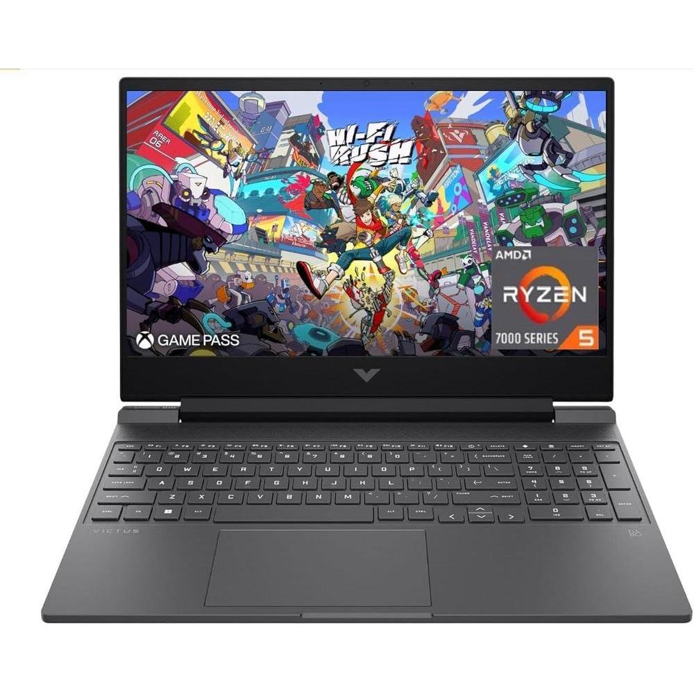 HP Victus 15.6" 144Hz FHD Gaming Laptop,AMD Ryzen 5 7535HS,16GB DDR5 RAM,1TB SSD,AMD Radeon RX 6550M,Beats RTX 2050,Backlit Keyboard,Windows11 Pro, Mica Silver