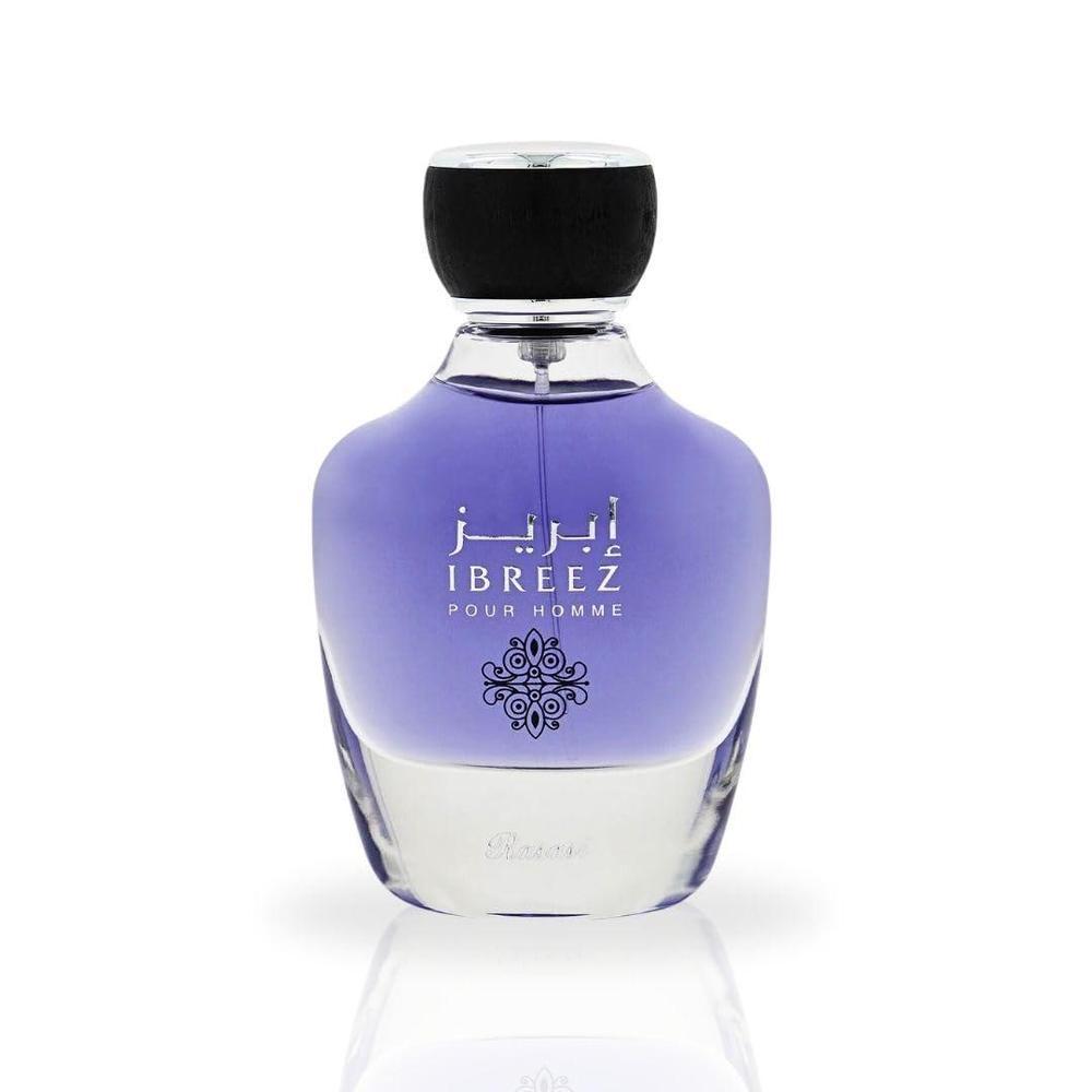 RASASI Ibreez Eau De Parfum Spray Perfume árabe de larga duración para hombres, notas cítricas, lavanda, bergamota