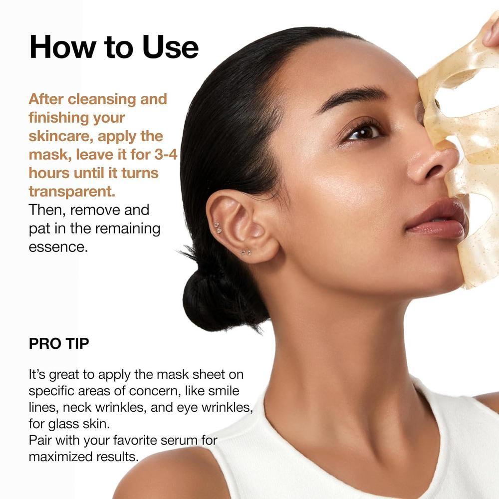 ANUA Rice 70 Máscara de Colágeno Facial Nocturna, Hidratante y Reafirmante para Piel Luminosa