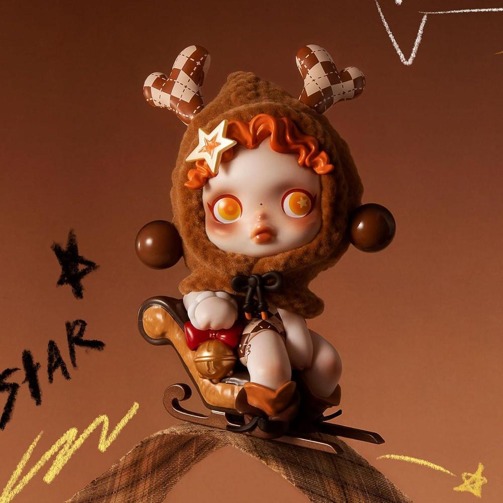 POP MART SKULLPANDA - Figuras coleccionables de la serie Wishing Time, diseño aleatorio, ideales para decoración o regalo