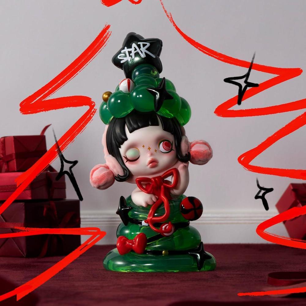 POP MART SKULLPANDA - Figuras coleccionables de la serie Wishing Time, diseño aleatorio, ideales para decoración o regalo