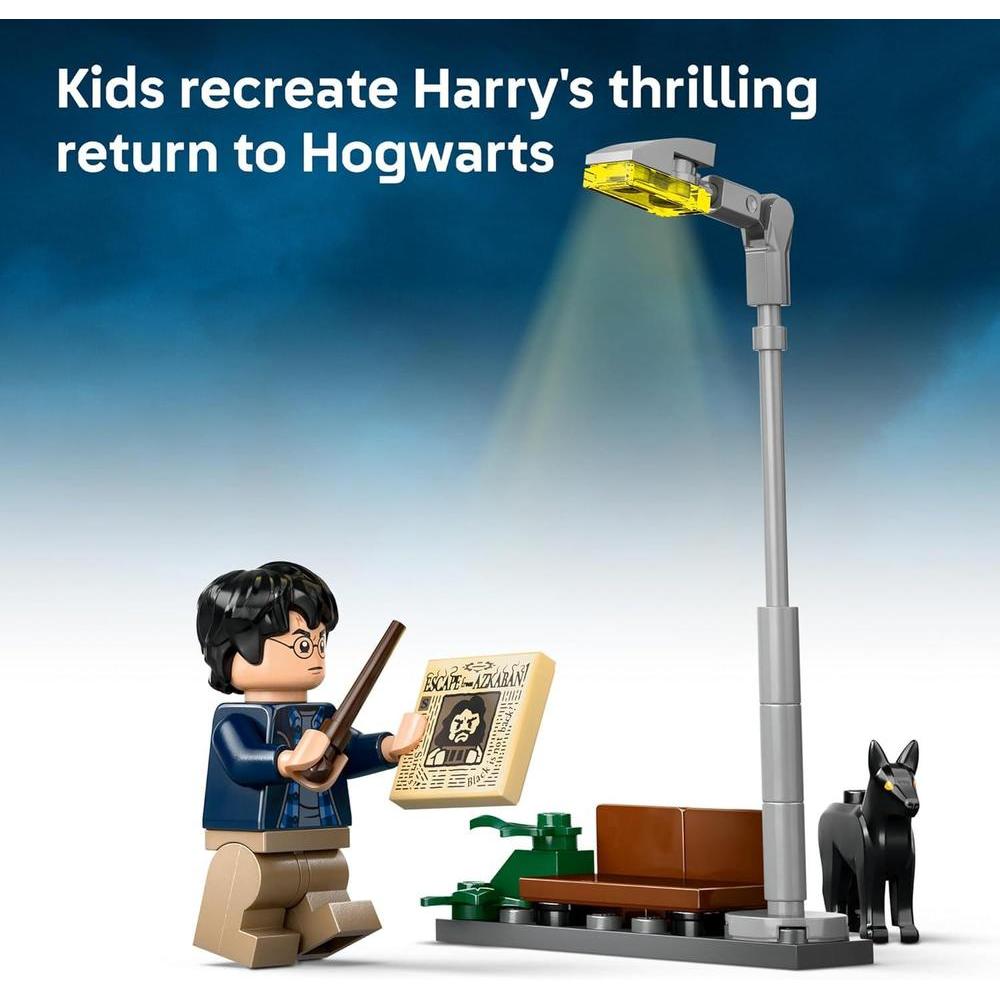 LEGO Harry Potter Knight Bus Adventure, set de construcción para recrear escenas con 5 minifiguras del mundo mágico