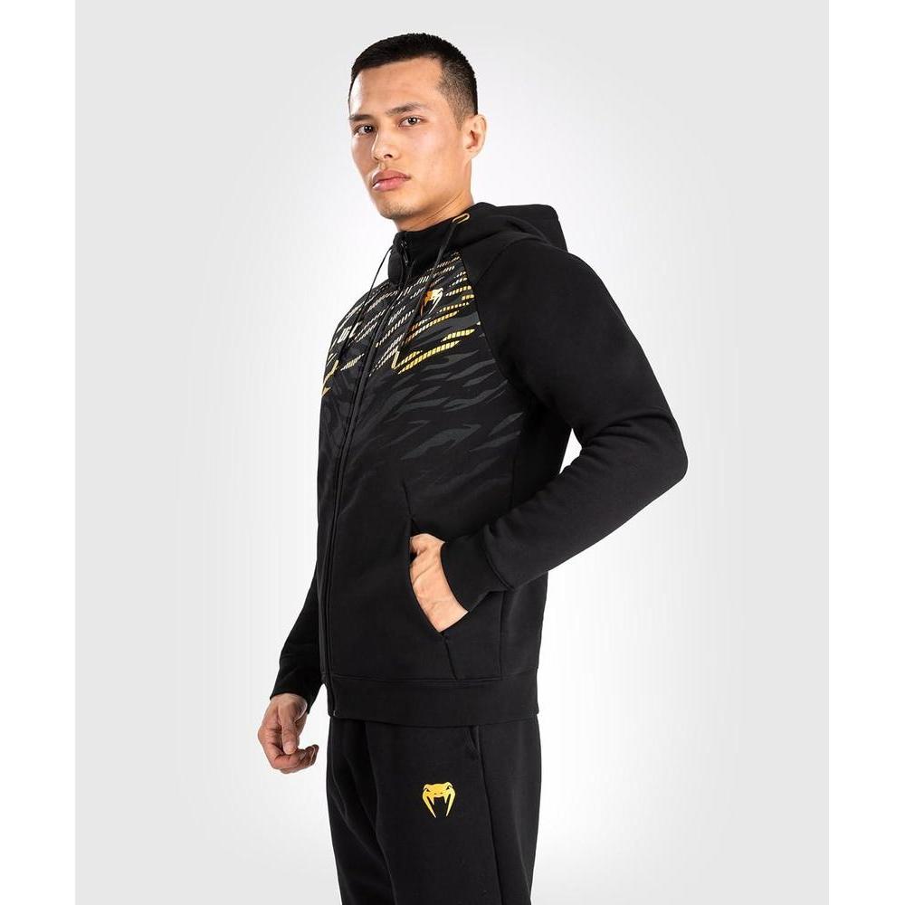 Venum UFC Fusion Sudadera con Capucha para Hombre, Cierre Completo, Bolsillos Laterales y Logotipo Serigrafiado