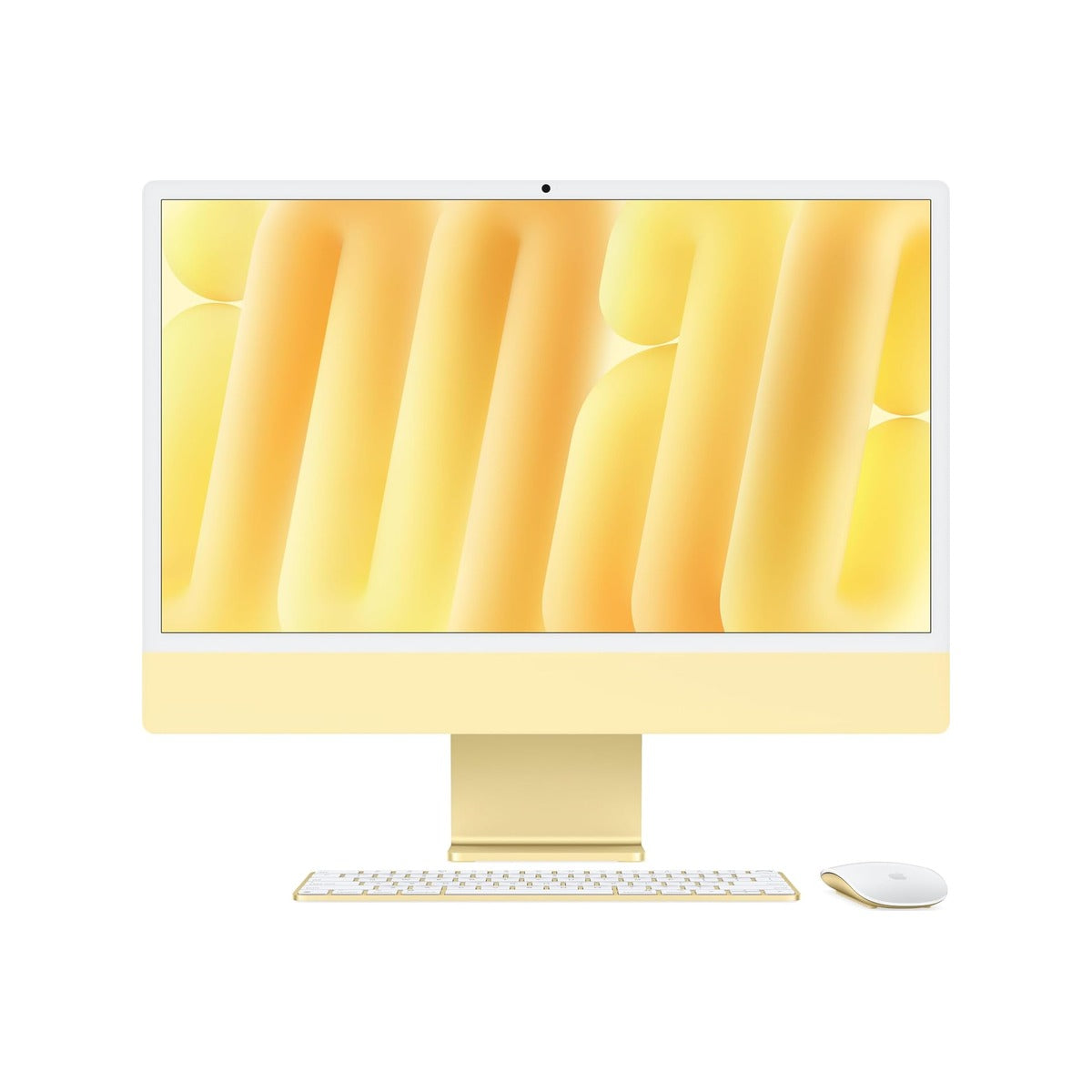 Apple 2024 iMac All-in-One Desktop Computer with M4 chip with 10-core CPU and 10-core GPU: Built for Apple Intelligence, 24-inch Retina Display, 16GB Unified Memory, 256GB SSD Storage; Yellow