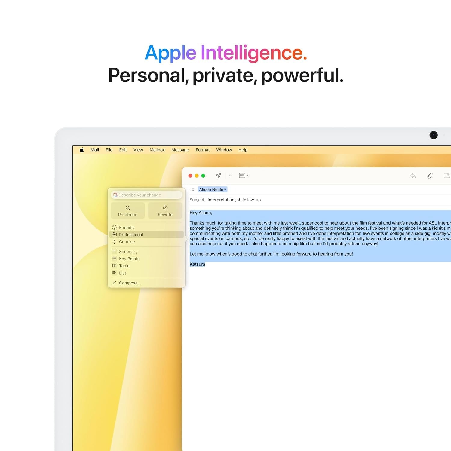 Apple iMac 24 M4 - Yellow