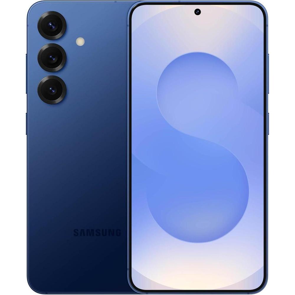 SAMSUNG Galaxy S25 Cell Phone, 256GB AI Smartphone, Unlocked Android, AI Camera, Fast Processor, ProScaler Display, Long Battery Life, 2025, Navy