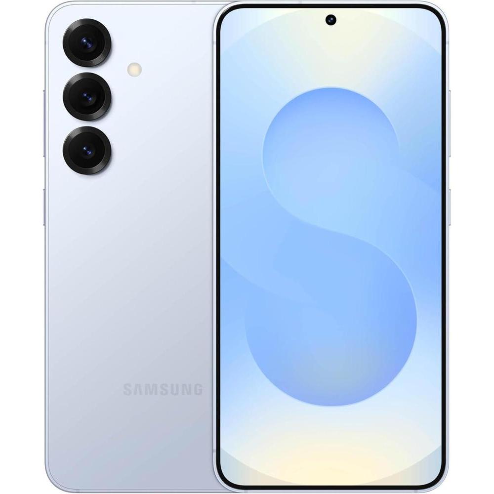 SAMSUNG Galaxy S25 Cell Phone, 256GB AI Smartphone, Unlocked Android, AI Camera, Fast Processor, ProScaler Display, Long Battery Life, 2025, Icyblue