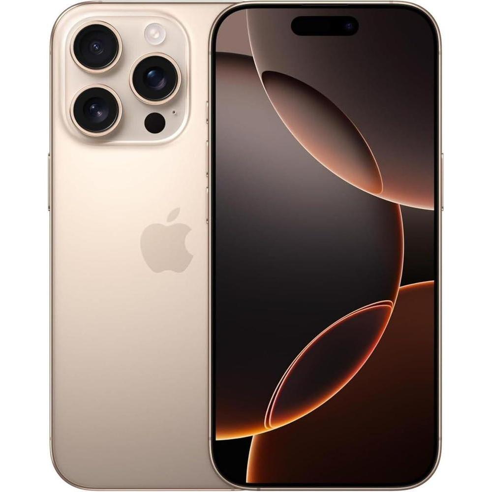 Apple iPhone (Renewed Premium) 16 Pro Max, US Version, 256GB, Desert Titanium - Unlocked