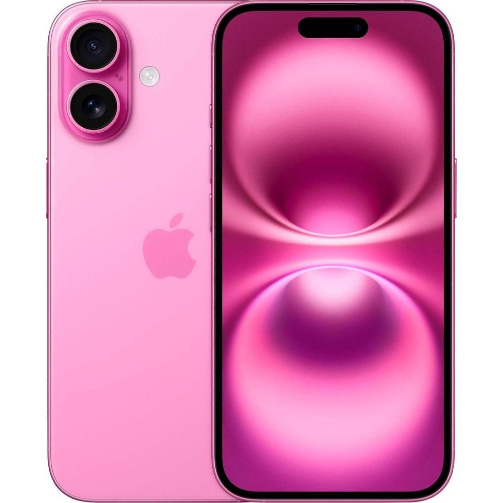 Apple iPhone 16, US Version, 128GB, Pink - Unlocked (Renewed Premium)