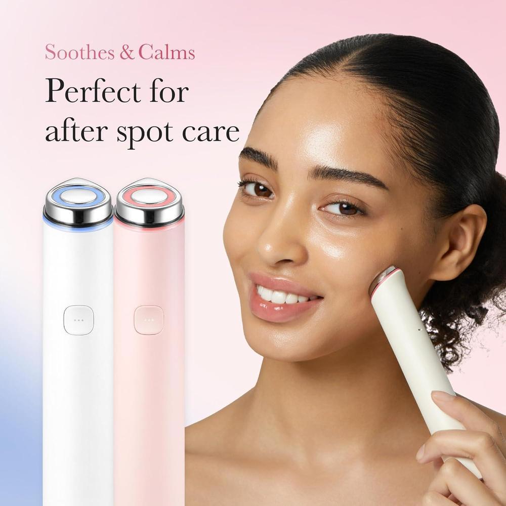 medicube Mini Booster Pro White, dispositivo facial portátil para principiantes, mejora la absorción de cuidado de piel, uso en hogar
