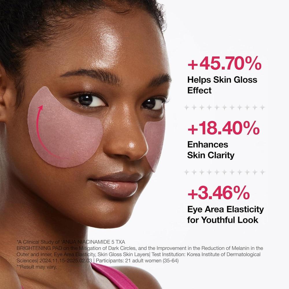 Anua Niacinamide 5 TXA Toner Pads con ácido tranexámico para cuidado diario de la piel coreano, incluye 60 almohadillas