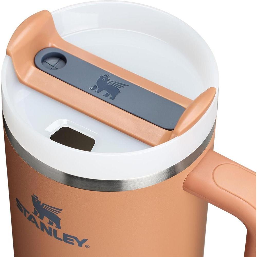 Stanley Quencher H2.0 Tumbler con Asa y Sorbete, Tapa de 3 Posiciones, Acero Inoxidable Aislado, Libre de BPA, Color Toast