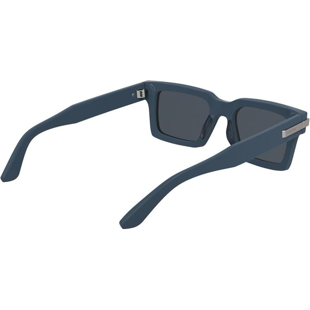 Gafas de sol Calvin Klein Ck25503s con diseño rectangular moderno, construcción en acetato renovado y logotipo en metal