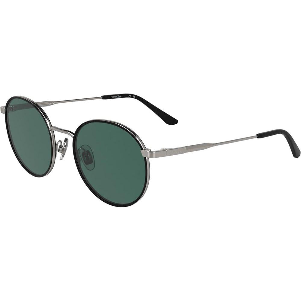 Gafas de sol redondas Calvin Klein CK25101S, diseño minimalista y elegante con detalles en metal, cómodas y ajustables