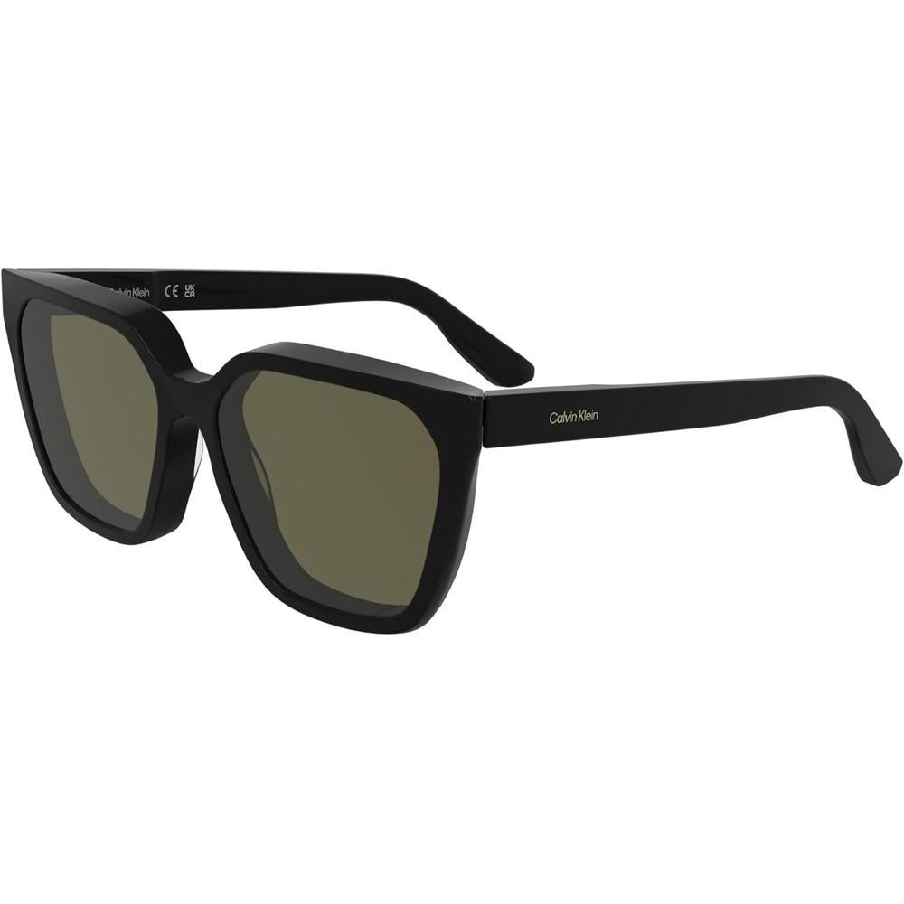 Gafas de sol cuadradas Calvin Klein para mujer, elegantes y sostenibles con marco de acetato renovado y diseño RXable