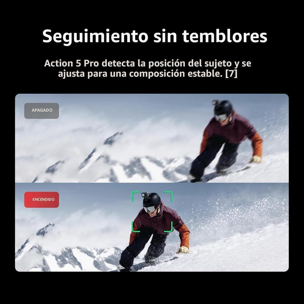 DJI Osmo Action 5 Pro Essential Combo, cámara de acción sumergible con sensor avanzado, video 4K, seguimiento y estabilización