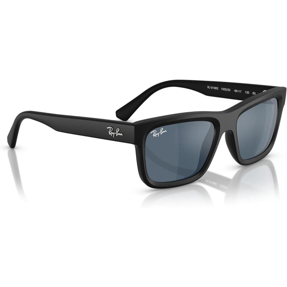 Ray-Ban gafas de sol unisex con montura negra y lentes verdes oscuras, protección UV para jóvenes y adolescentes