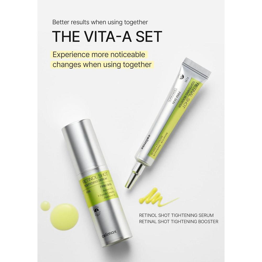 Celimax Suero Facial Retinol 30ml + 15ml Retinal Booster