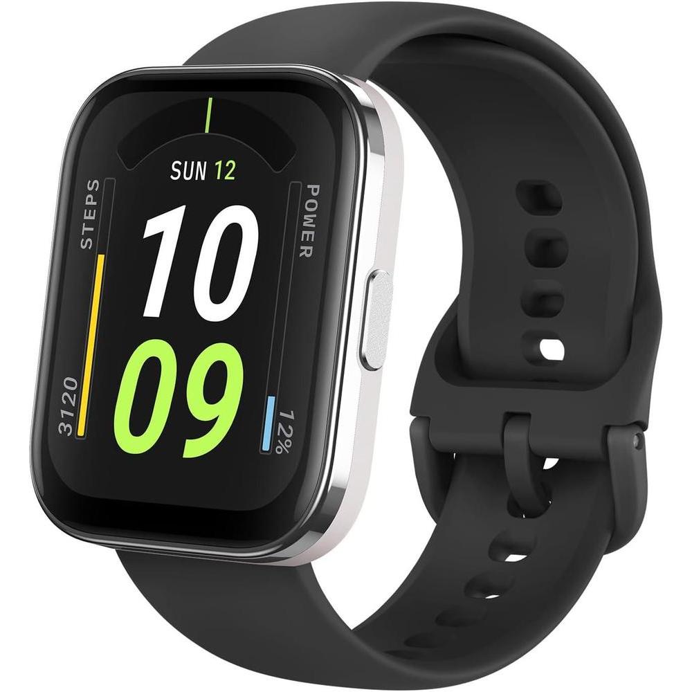 Amazfit Bip 5 Core Smart Watch for Men Women 46mm, 11-Day Battery, Fitness Activity Tracker with 120+ Sports Modes, Heart Rate & Sleep Monitor, for Android Phone & iPhone, Water Resistant, Black