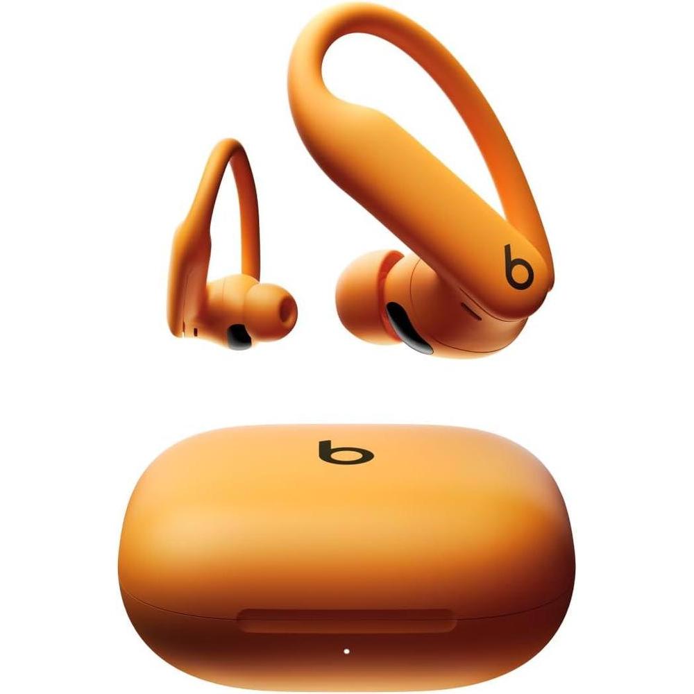 Beats Powerbeats Pro 2 Wireless Bluetooth Earbuds - Noise Cancelling, Apple H2 Chip, Heart Rate Monitor, IPX4, Up to 45H Battery & Wireless Charging Case, Works with Apple & Android - Electric Orange