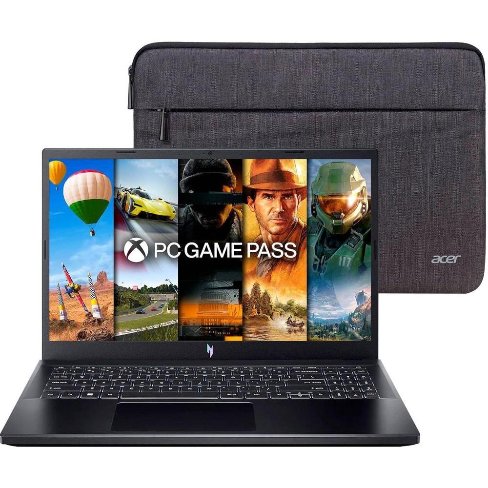 Acer Nitro V Gaming Laptop, AMD Ryzen 5 7535HS, 16GB RAM, 512GB SSD, GeForce RTX 4050, Windows 11, Teclado Retroiluminado