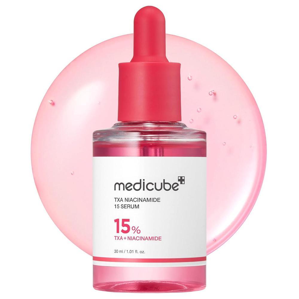 Medicube TXA+Niacinamida 15% Suero Facial Luminoso para el Cuidado Posterior a las Manchas | Cuidado Coreano Diario Todo en Uno | Cuidado del Tono, Textura e Hidratación Desigual de la Piel | Ácido
