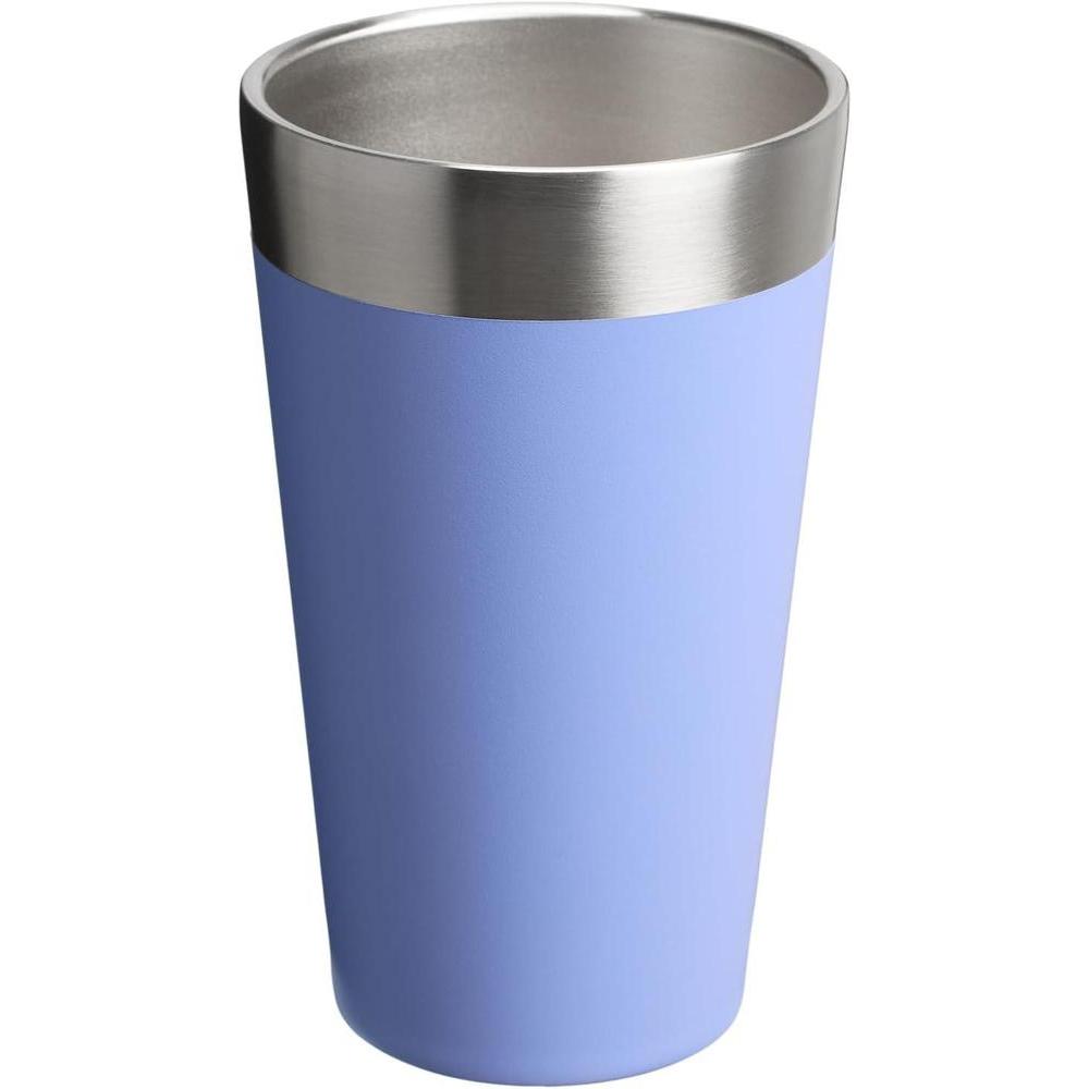 Vaso apilable Stanley Adventure en acero inoxidable, aislamiento de doble pared, ideal para bebidas frías y calientes, libre de BPA, hortensia