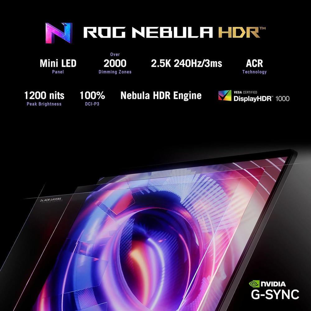 Asus ROG Strix SCAR 16 Laptop Gamer 16"16:10 240HZ Intel 9 32GB 2TB SSD RTX 5090 Wi-Fi 7