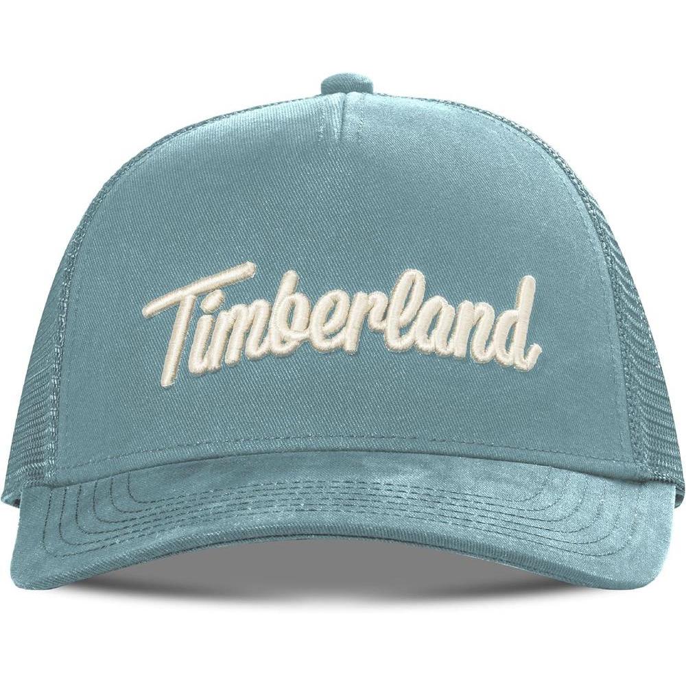 Gorra Timberland para hombre, sarga de algodón ajustable y malla transpirable, ideal para el uso diario y aventuras al aire libre