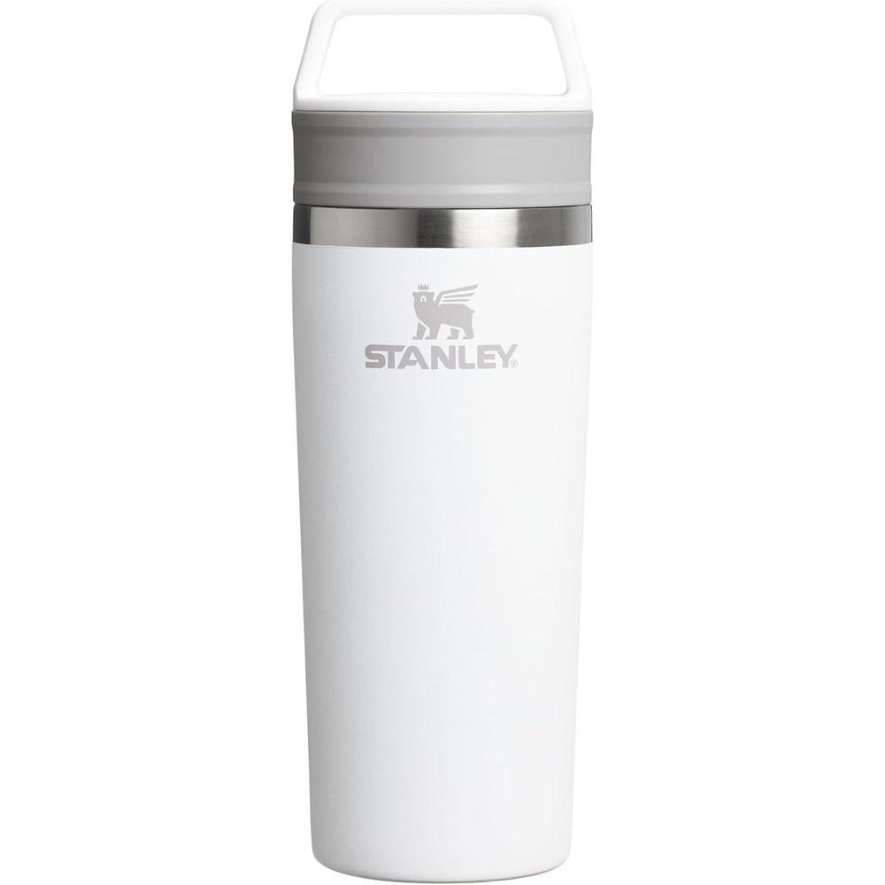 STANLEY Cafe To Go Travel Mug 16 oz | Leakproof Two-Part Drink Through Lid | Tumbler Cup for Coffee, Tea and Drinks | Insulated Stainless Steel Coffee Mug | BPA-Free | Frost