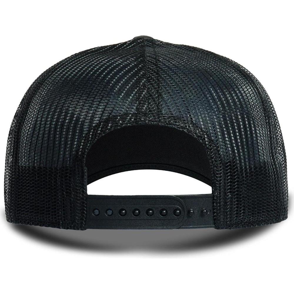 Gorra de hombre Timberland diseño camionero con parche montaña, ajuste de broche y banda anti-humedad