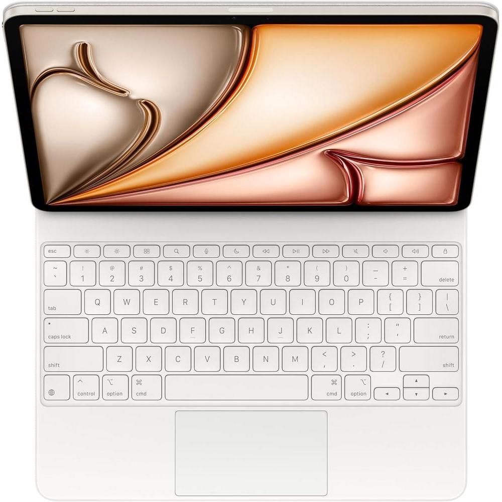 Apple Magic Keyboard: teclado y funda para iPad Air, inglés de EE. UU, compatible con M2 y M3, color blanco