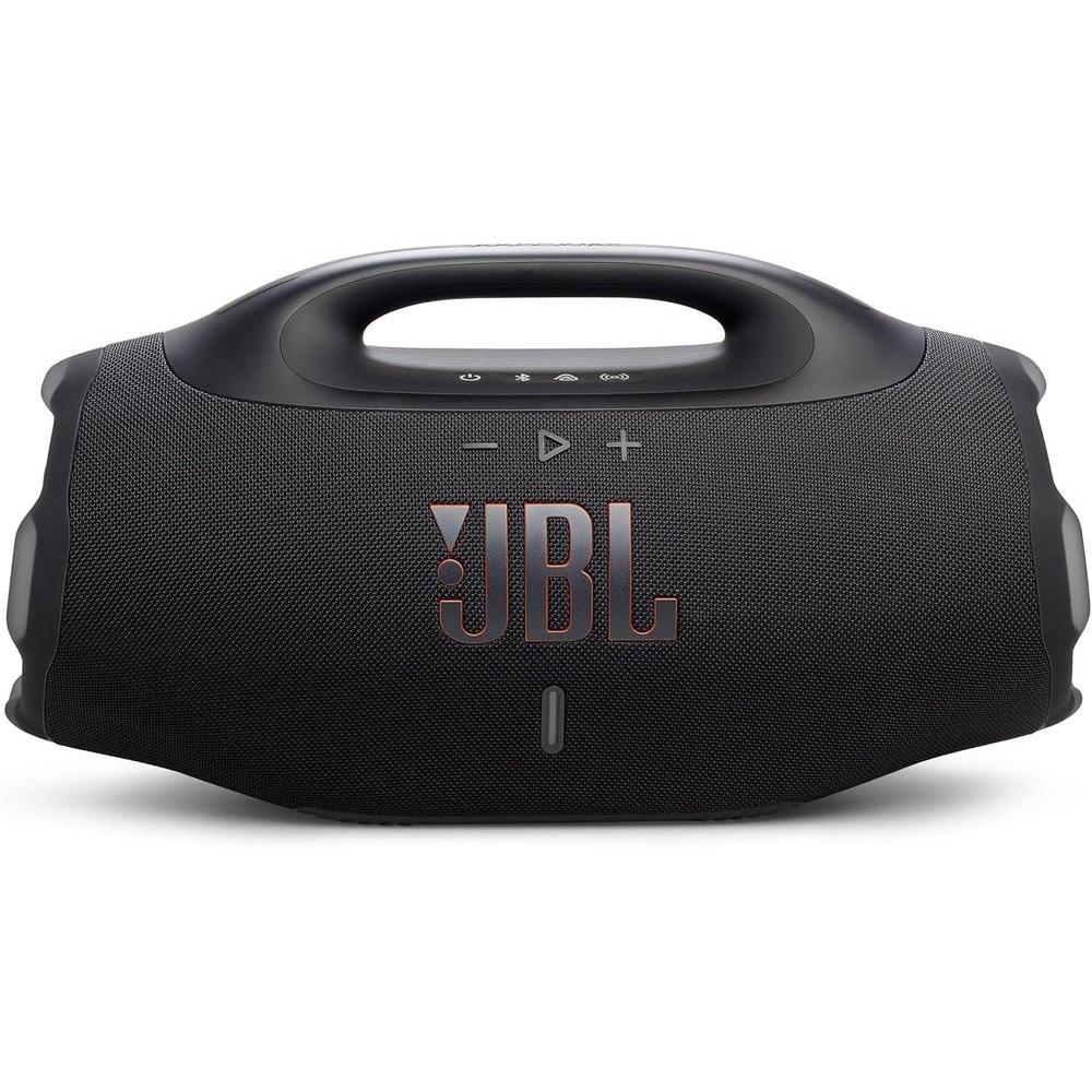 JBL Boombox 4 - Altavoz portátil impermeable con sonido masivo, 34 horas de reproducción y conexión Auracast negro