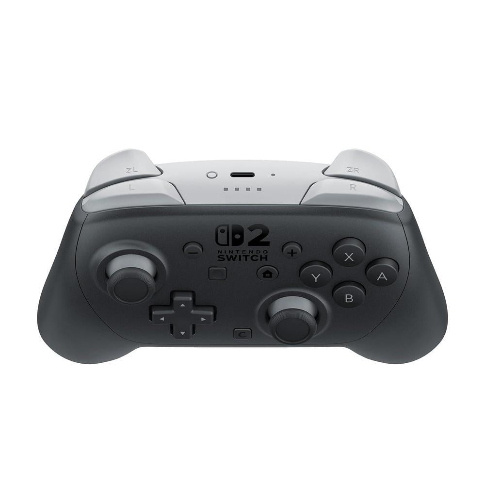 Controlador Pro para Nintendo Switch 2 con función de rumble, movimientos y amiibo, diseño ergonómico y botones personalizables