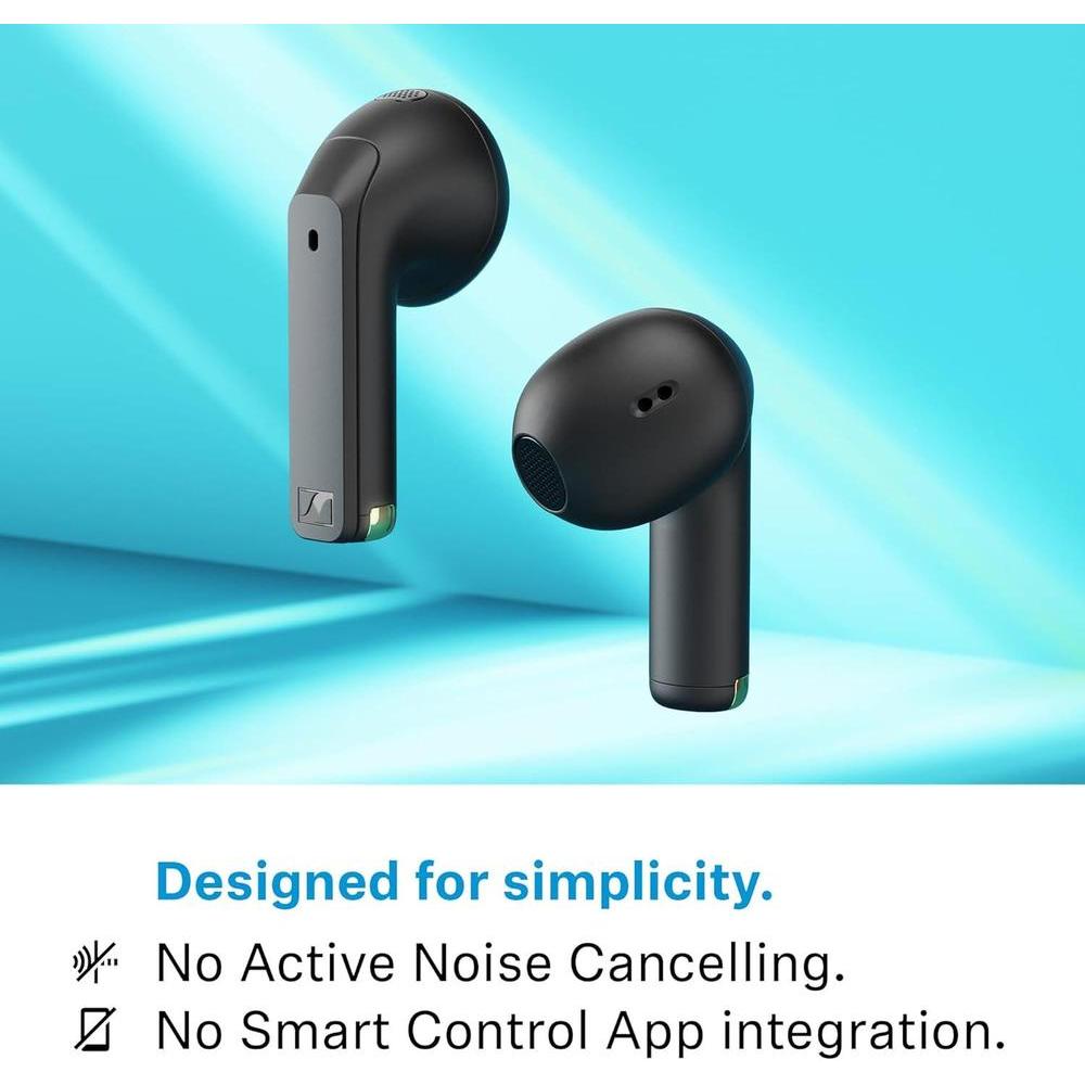 Sennheiser ACCENTUM, auriculares inalámbricos abiertos con diseño dinámico, Bluetooth 5.3, IPX4 y 28 horas de batería