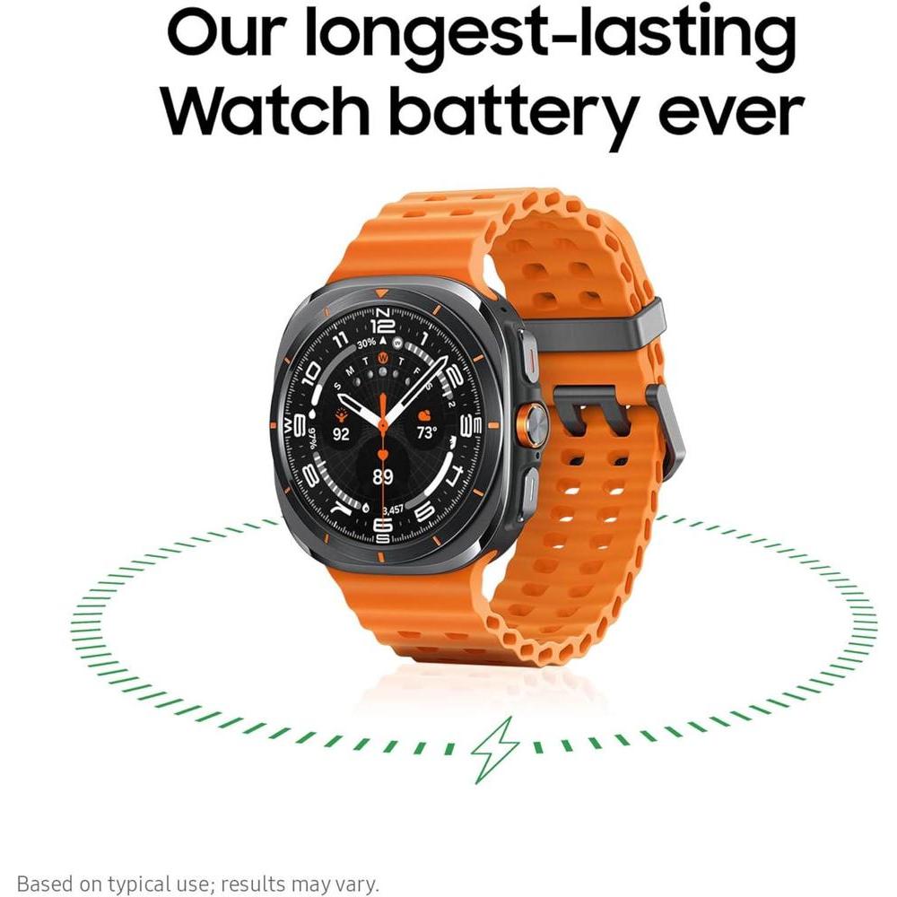 Samsung Galaxy Watch Ultra LTE, titanio, seguimiento de sueño y frecuencia cardíaca, GPS integrado